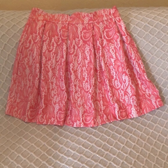 Blue Rain Coral Lace Skirt - L - Picture 4 of 12